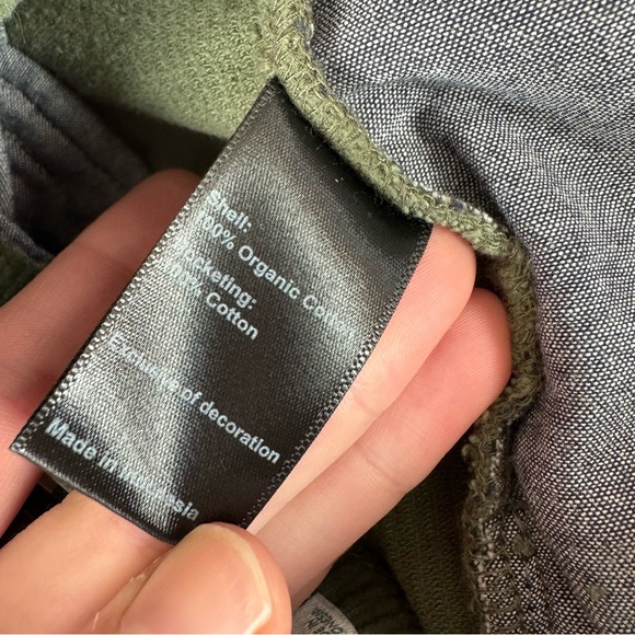 Wellen organic cotton straight Fit Green Corduroy corded Pants large - Picture 9 of 10